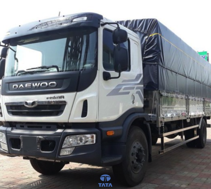 XE TẢI DAEWOO PRIMA KC6A1 THÙNG MUI BẠT 9 TẤN