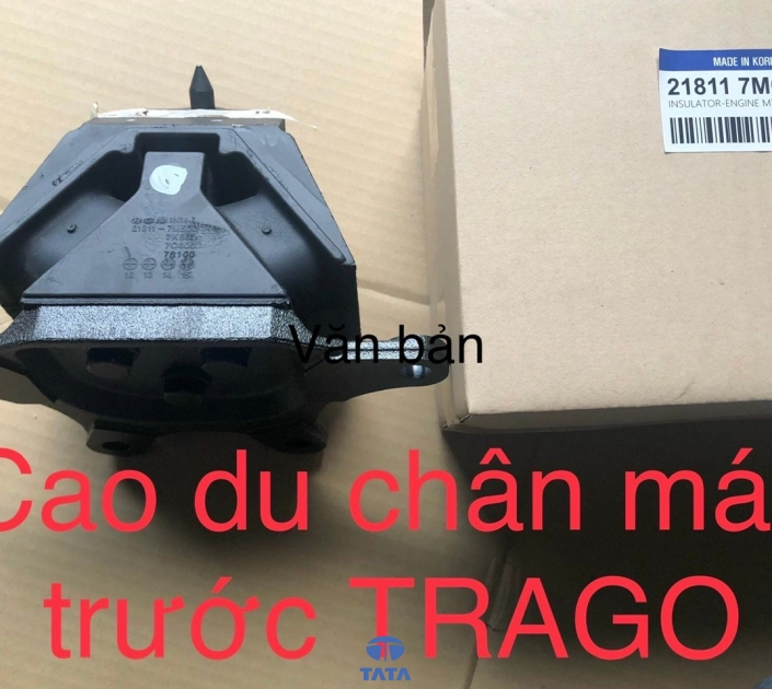 Cao su chân máy trước Trago